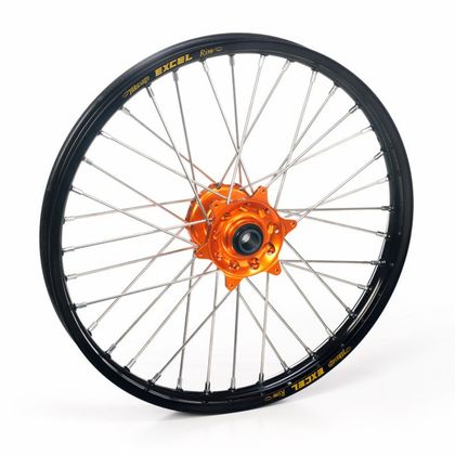 Roue Haan Wheels avant dimension 14x1.60 Noir/Orange