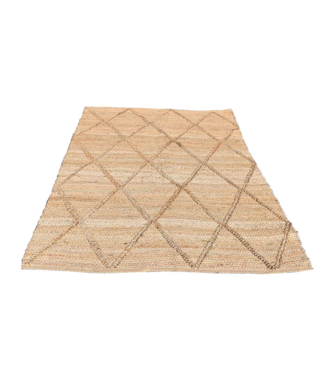 Tapis kilim KL JUTE LOSANGE en jute fait main Care&Fair