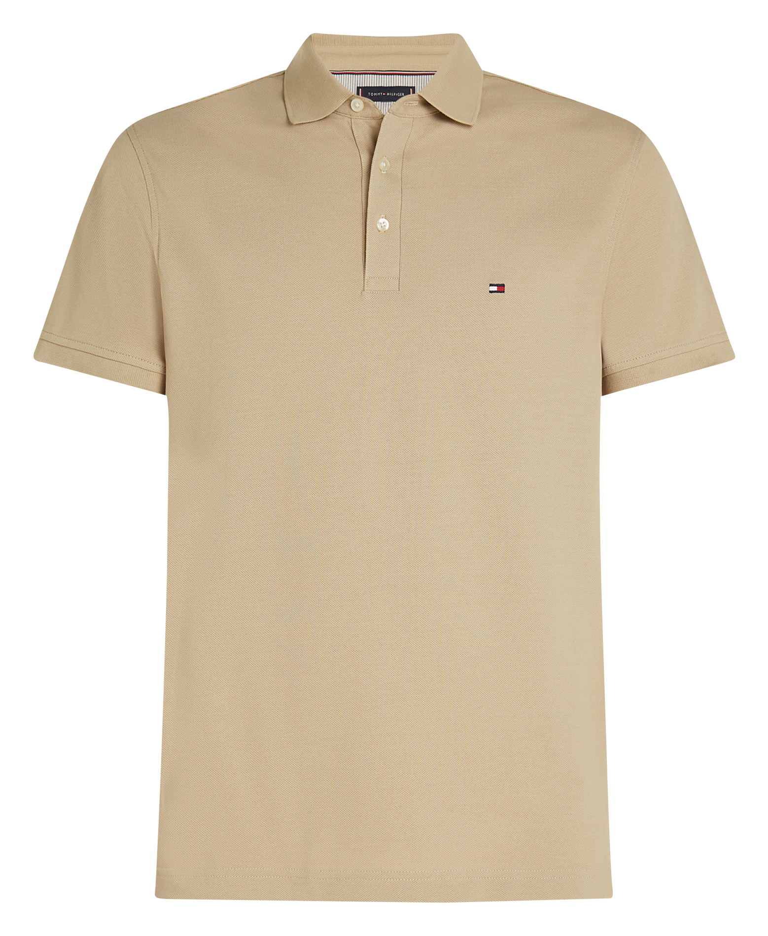 Polo slim-fit en coton bio | Kaki