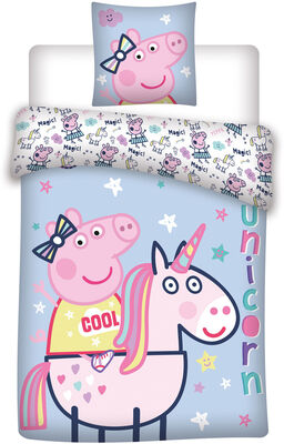 Peppa Gris Dynetrekksett 150x210