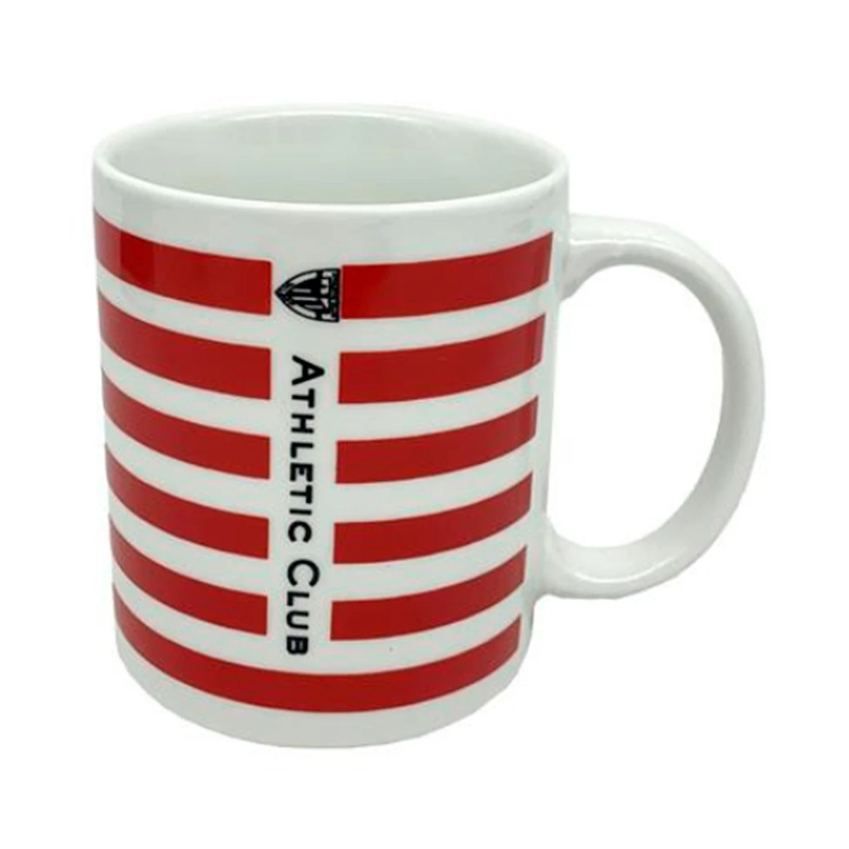 Caneca ATH Bilbao Caneca Cerâmica Com Risca e Emblema Athletic Bilbao
