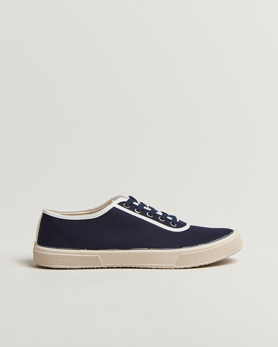 Novesta Cotton Deck Shoe Navy