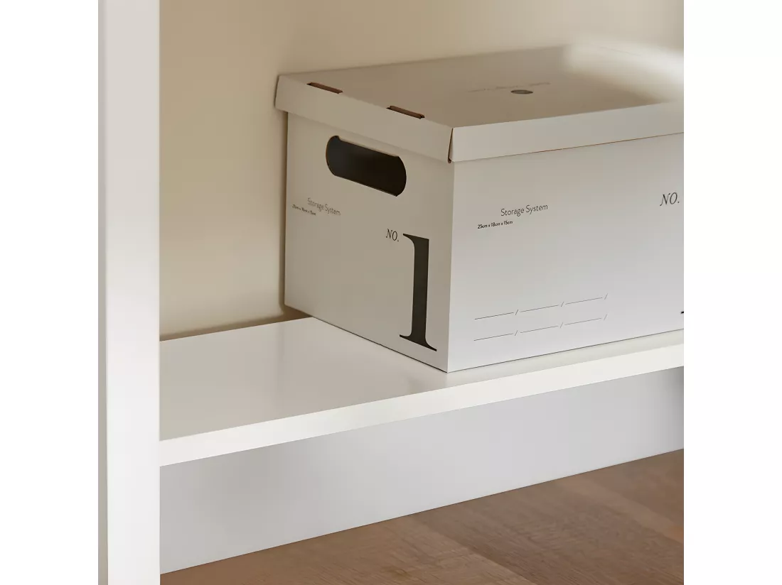Table Bureau d'Angle Bureau informatique Secrétaire avec Tiroir Meuble Bas d'Entrée, FWT31-W