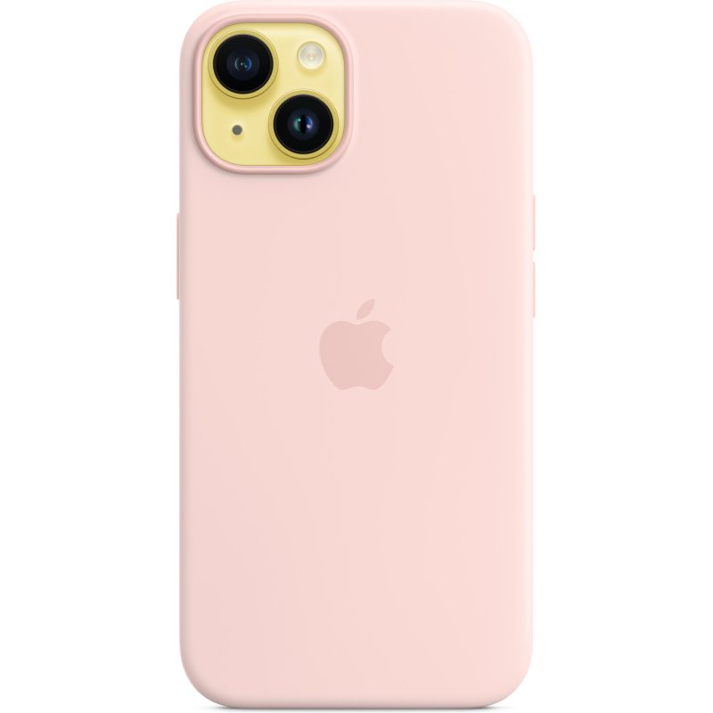 Apple Coque en silicone avec MagSafe pour iPhone 14 - Rose craie