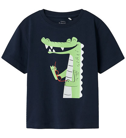 Name It T-Shirt - NmmVagno - Navy Blazer/Alligator