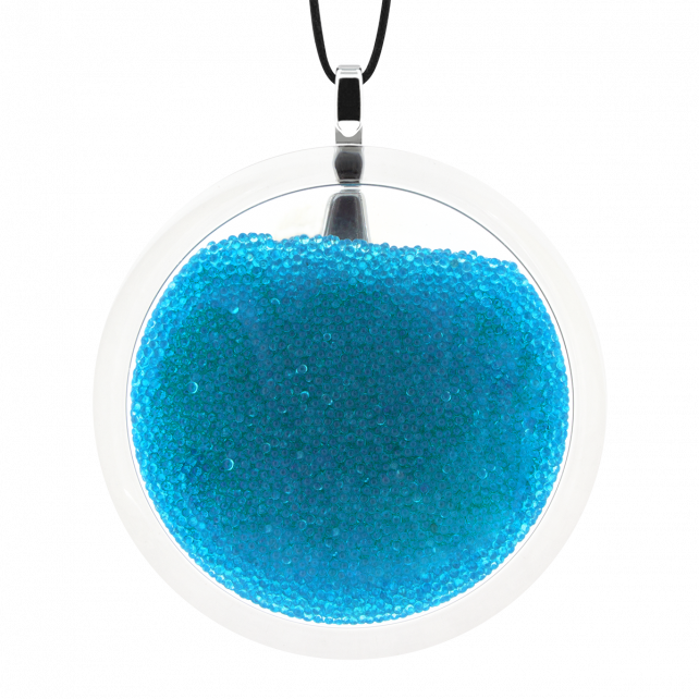 Pendentif en verre soufflé - Cachou Giga Billes