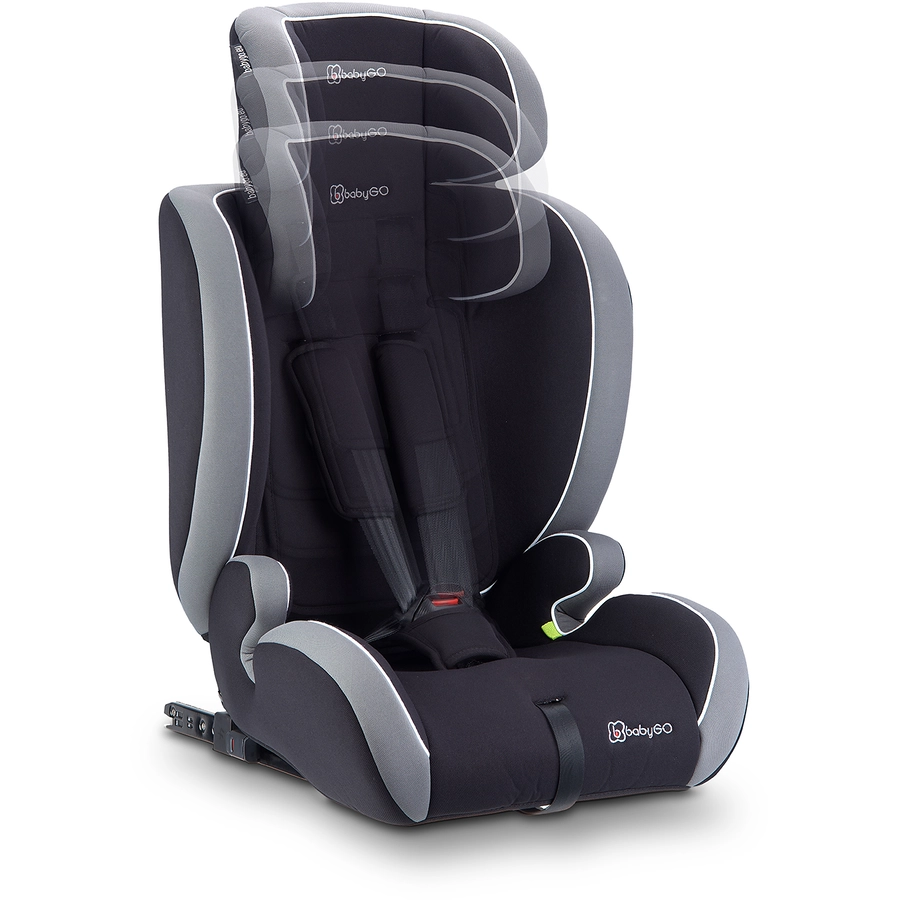 babyGO Kindersitz FreeFix Grey