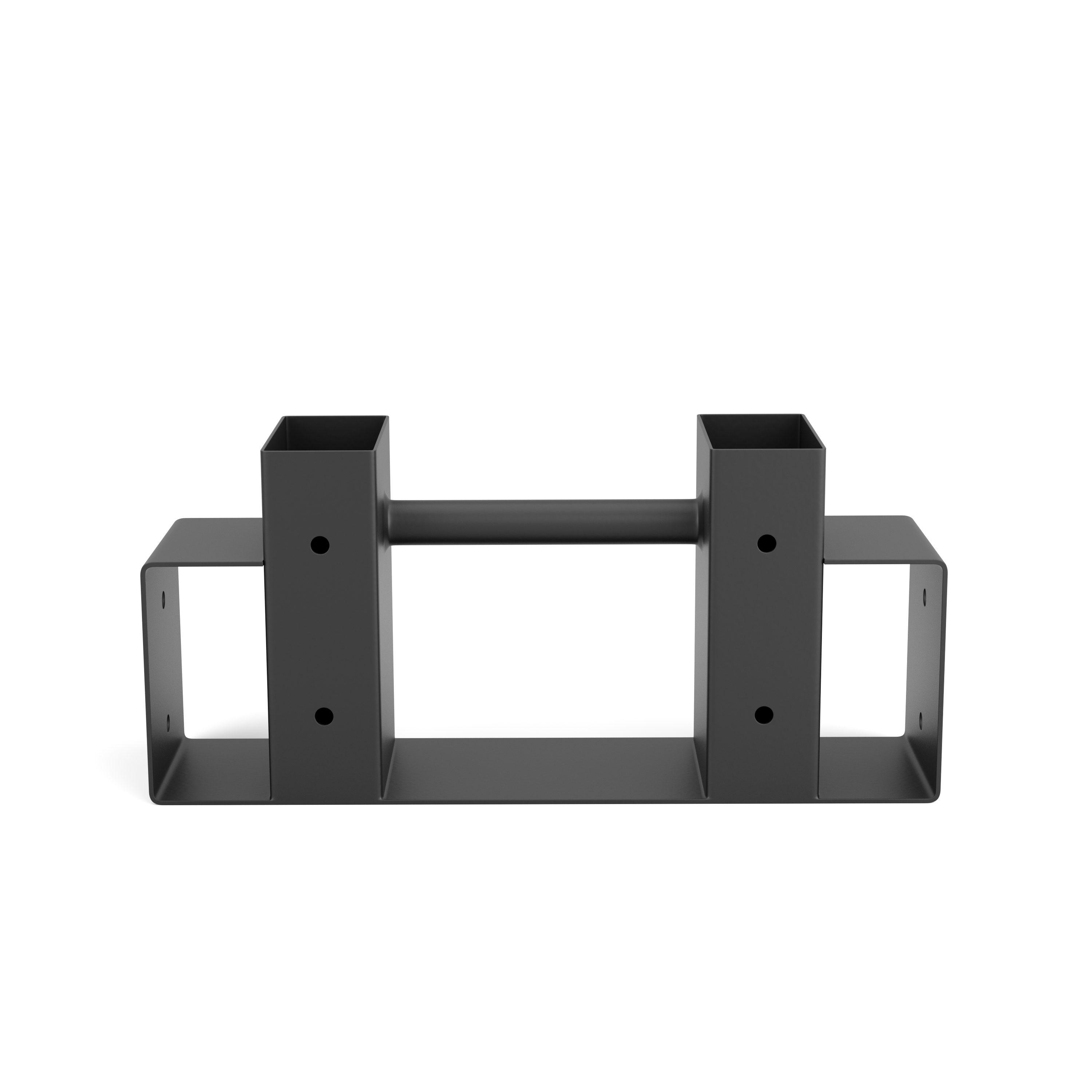 Holzstapelhilfe 4er Set schwarz