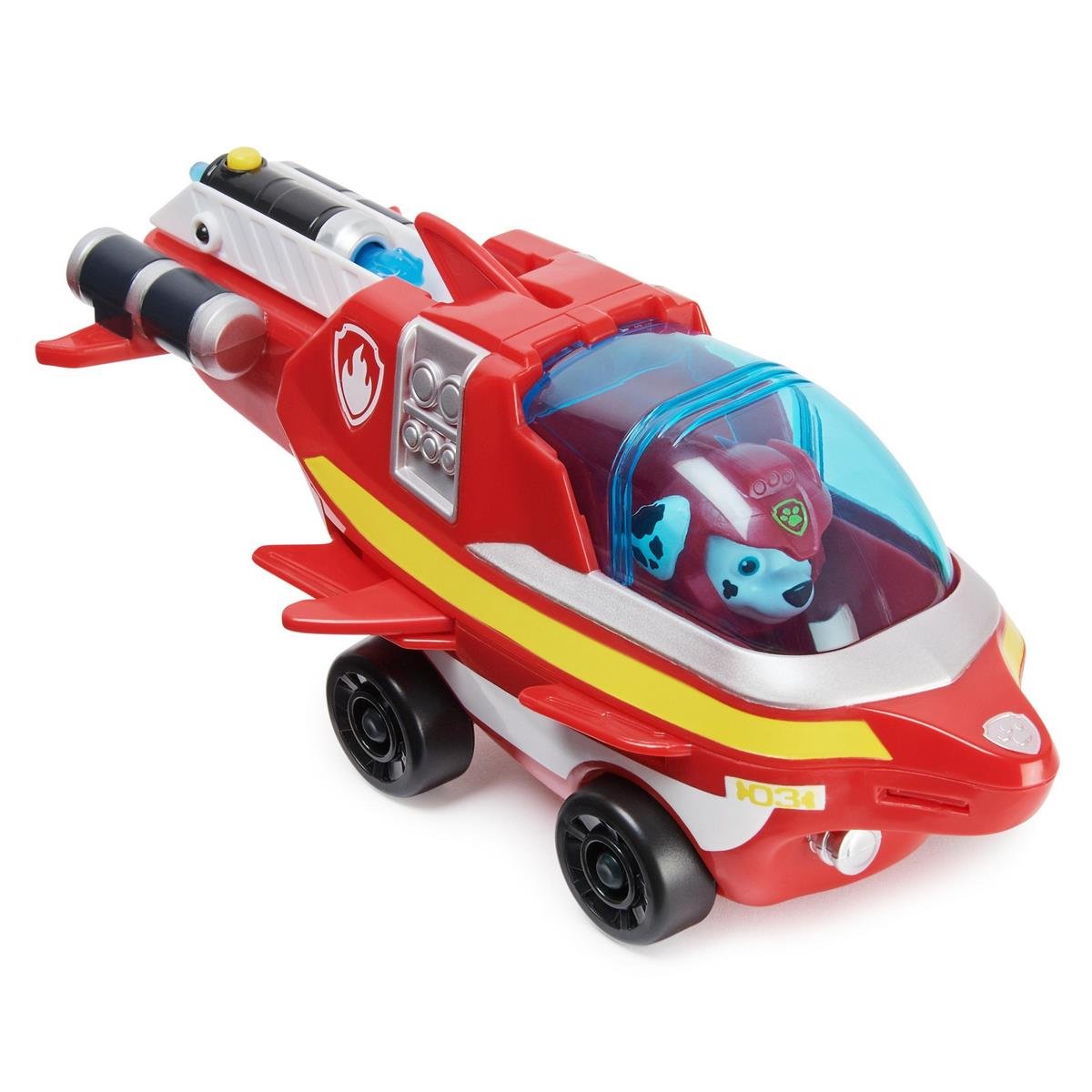 Véhicule et Figurine Marcus Aqua Pups La Pat Patrouille