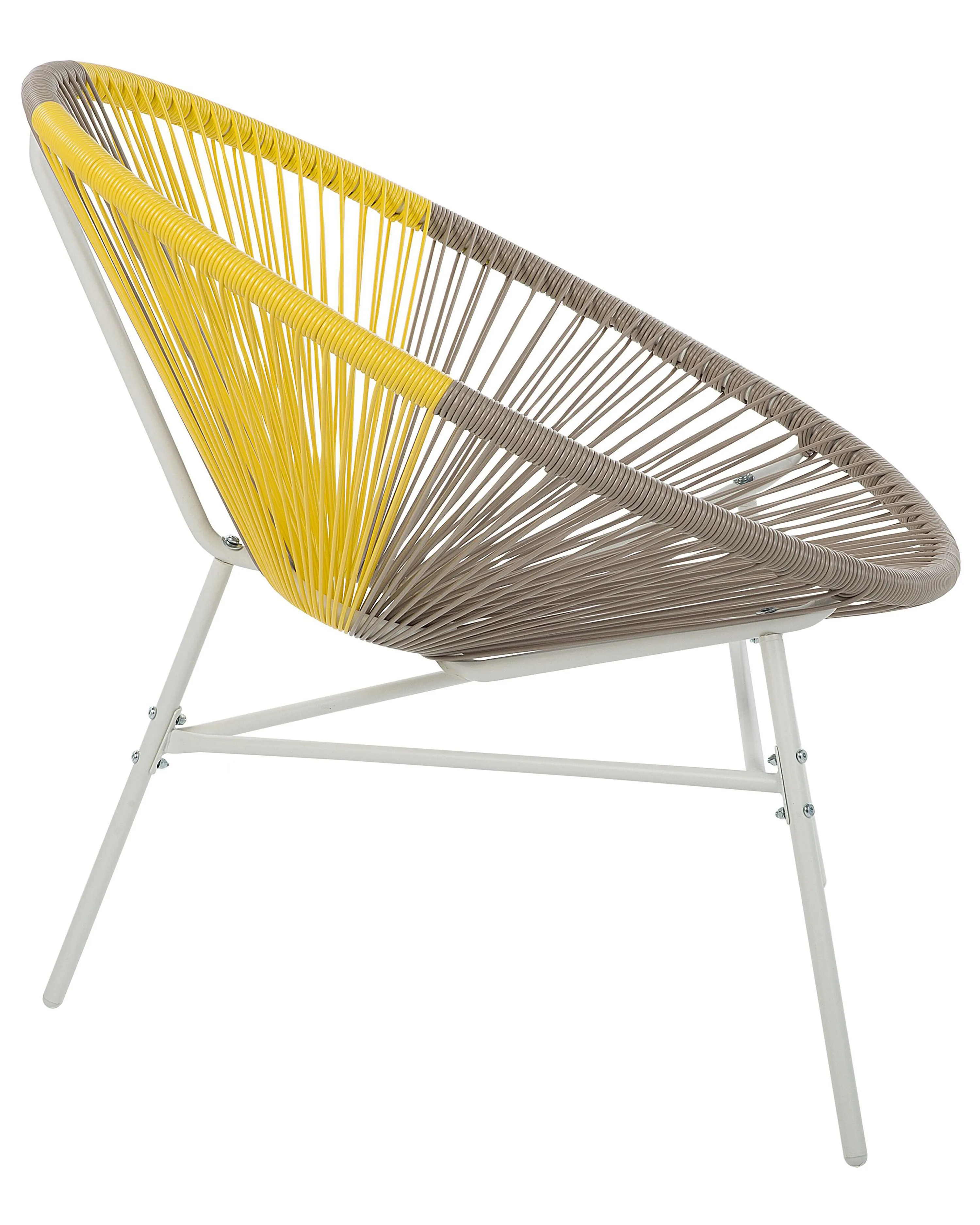Set van 2 tuinstoelen ACAPULCO PE rotan Taupe