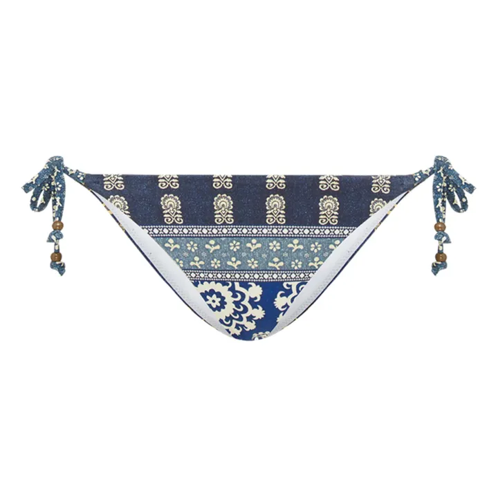 Boteh Bas de Maillot Florimonde Patchwork | Bleu marine