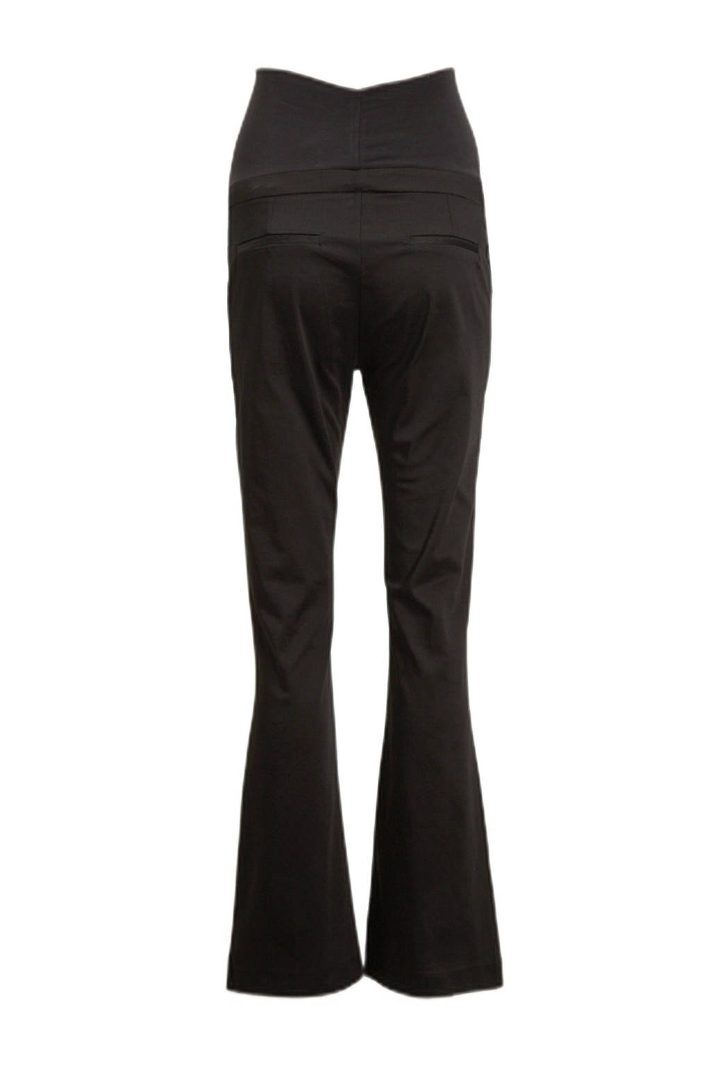 LOVE2WAIT flared high waist zwangerschaps flared broek zwart