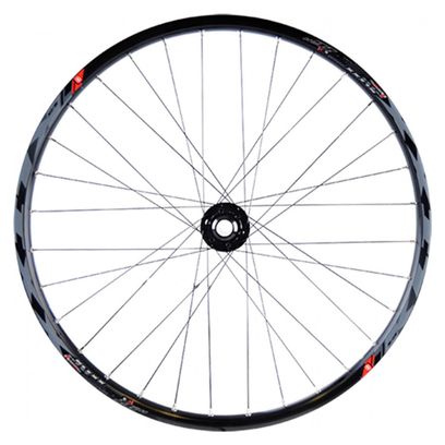 Roue vtt 26  av jante noir mach1 klixx tub.ready. moy.Velox disque 6t axe.traversan 20x110