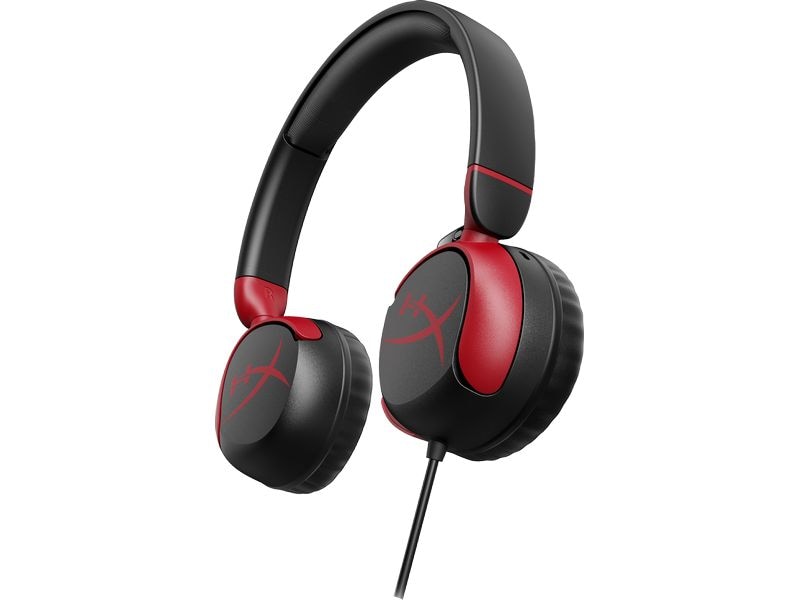 HyperX Headset Cloud Mini Rot/Schwarz Komfortables Kinder-Gaming-Headset für PC und Spielkonsolen