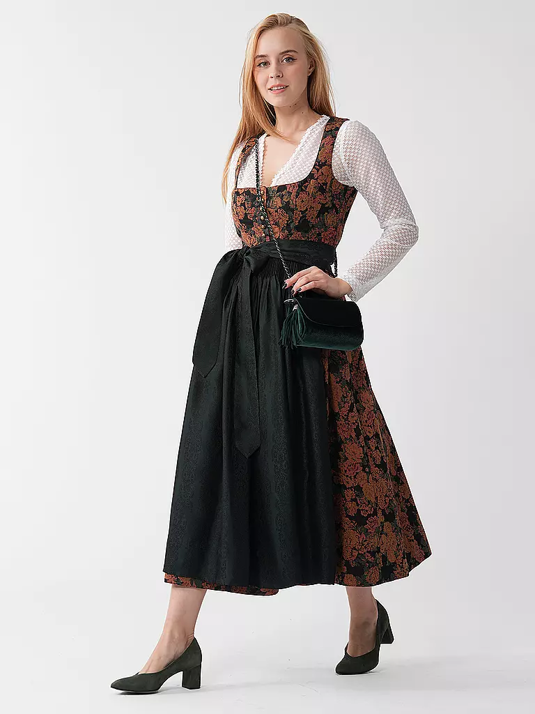 DIRNDL & BUA Tasche - Umhängetasche HELENE dunkelgrün