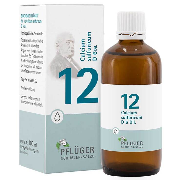 Biochemie Pflüger 12 Calcium sulfuricum D 6 Tropfen, 100 ml