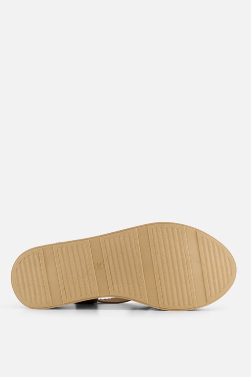 Oh My Sandals Sandalen brons Leer