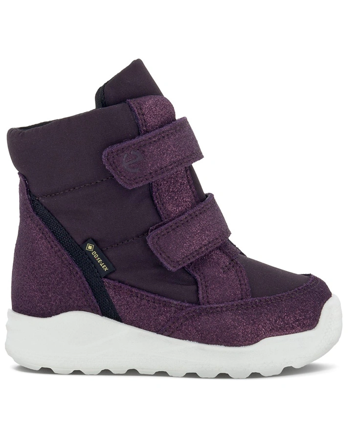 Leder-Stiefel URBAN MINI HIGH-CUT gefüttert in night shade barolo/fig