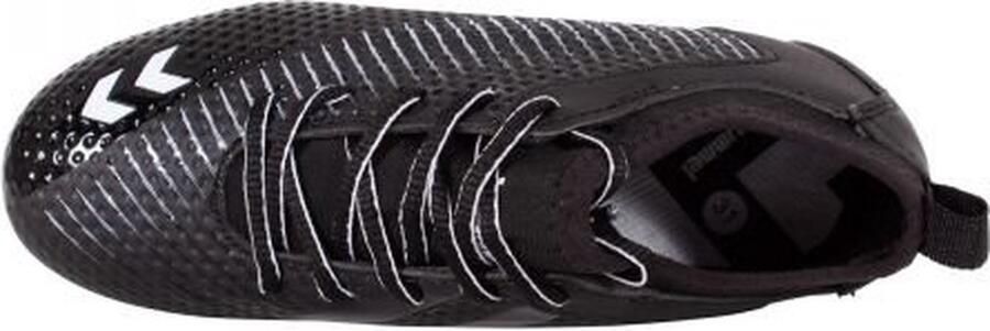 Hummel Zoom FG Jr. voetbalschoenen zwart wit Imitatieleer 27