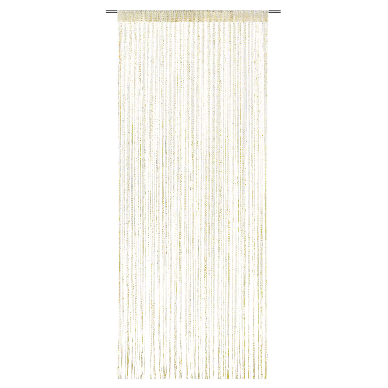 Fadenvorhang - weiß - 90x245 cm