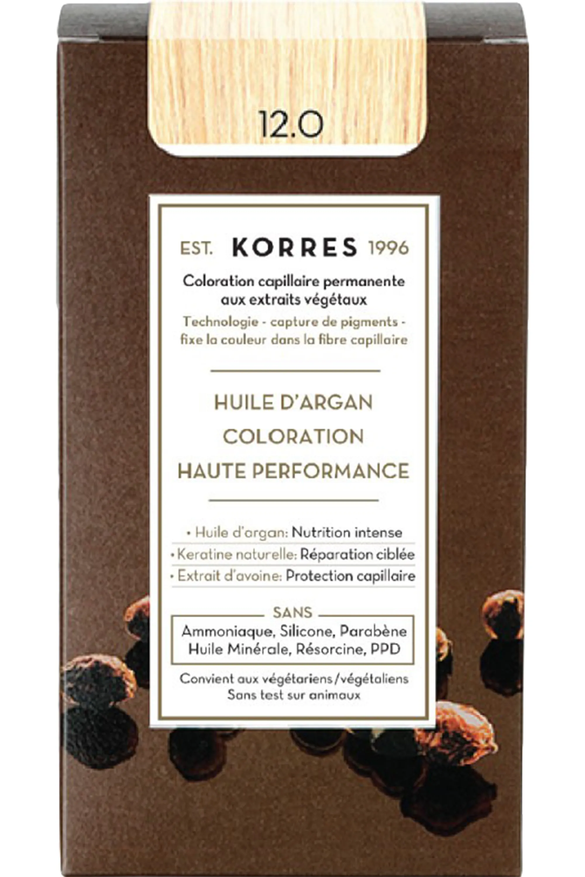 Korres Coloration permanente huile d’argan