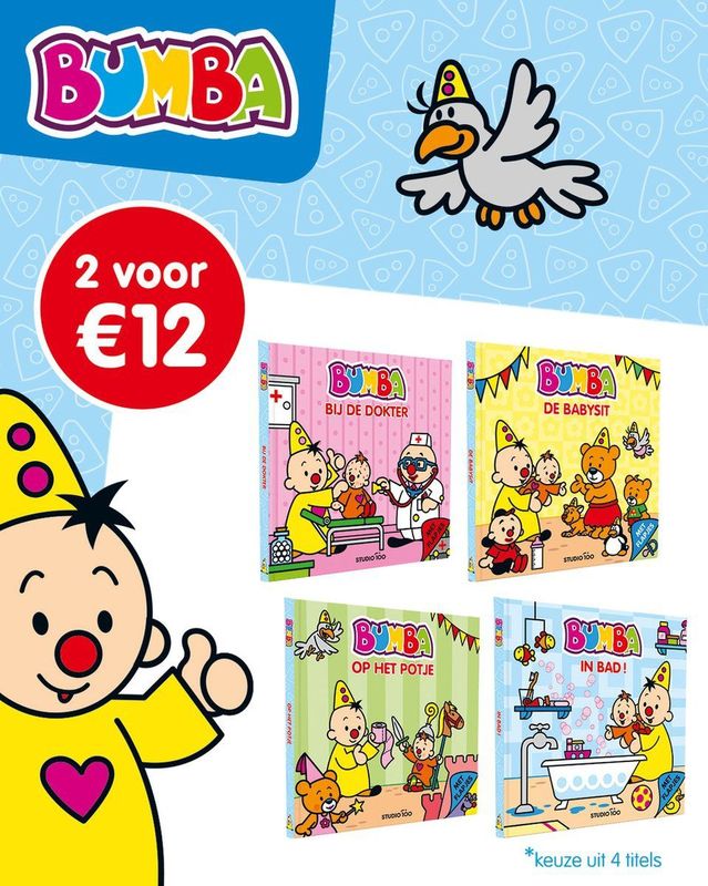 Bumba - Kartonboek met Flapjes - Bij de Dokter