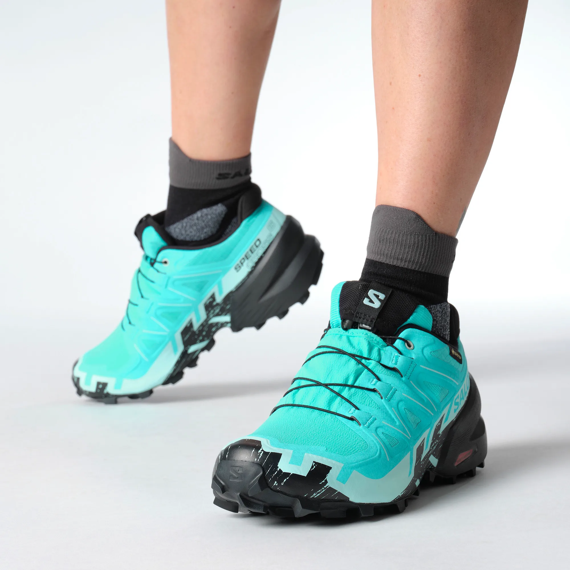 Salomon Women's Speedcross 6 GORE-TEX Blue Curacao/Black/Iced Aqua