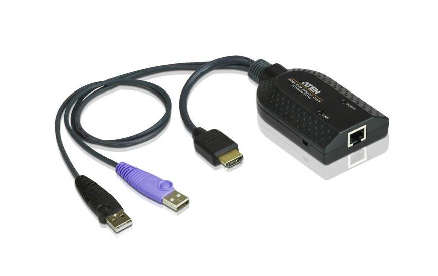KVM-Kabel KA7168, HDMI&USB<br>USB-HDMI-Virtual-Media-KVM-Adapter mit Chipkartenunterstützung