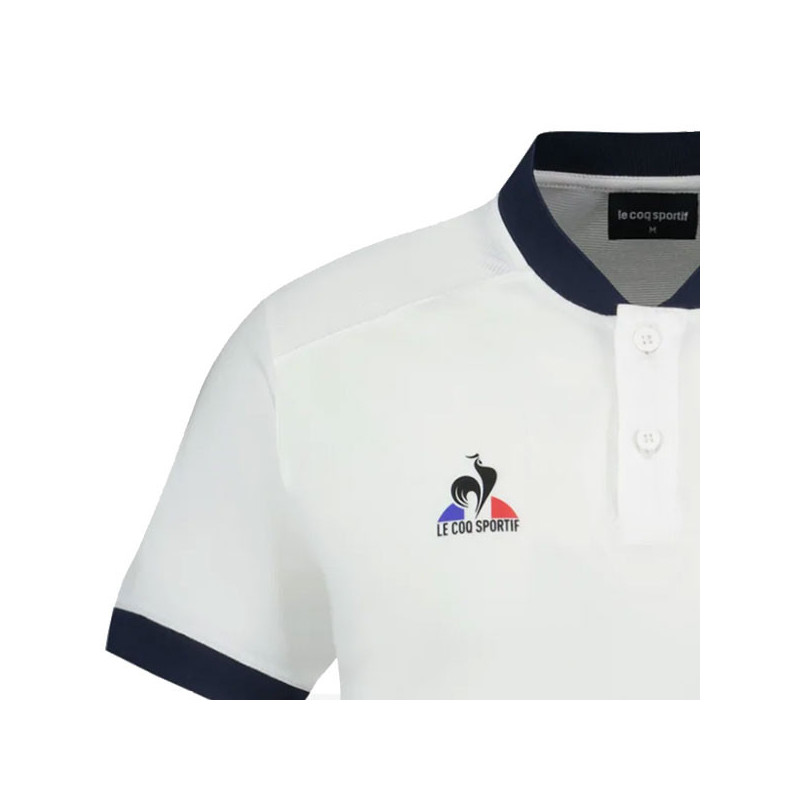 Polo Le Coq Sportif N7 blanc ou noir