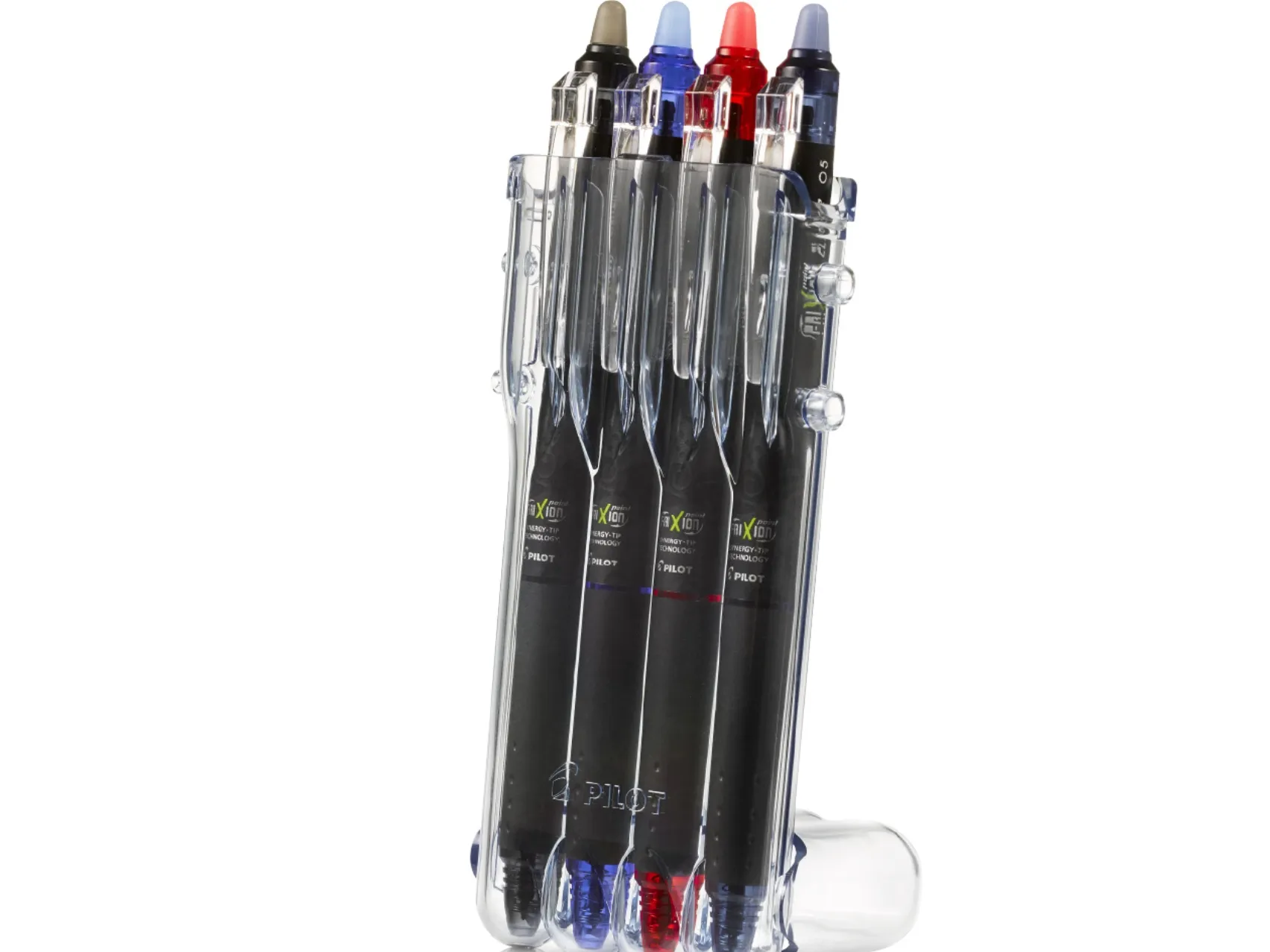 Pilot FriXion Point Clicker 0,5 mm - med 4 stk. ass. farver