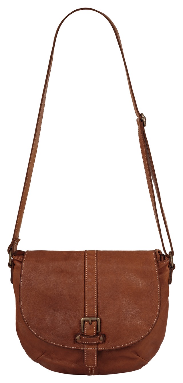 Cluty Umhängetasche echt Leder, Made in Italy