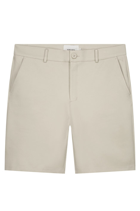 Pure Path beige heren korte broek