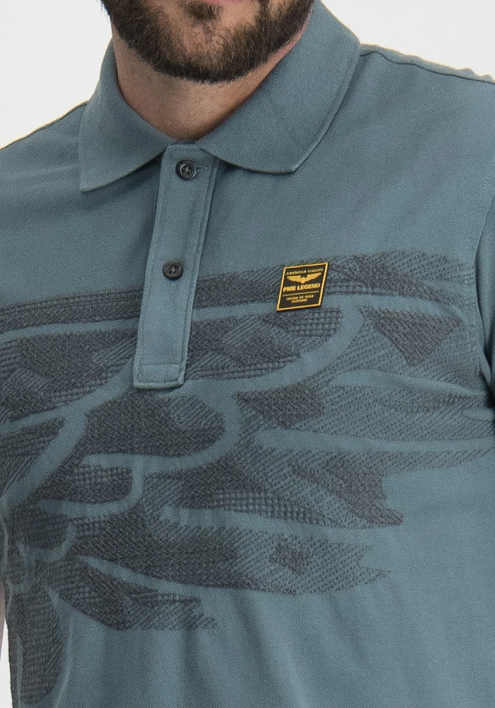PME Legend Polo met opdruk PPSS2403864