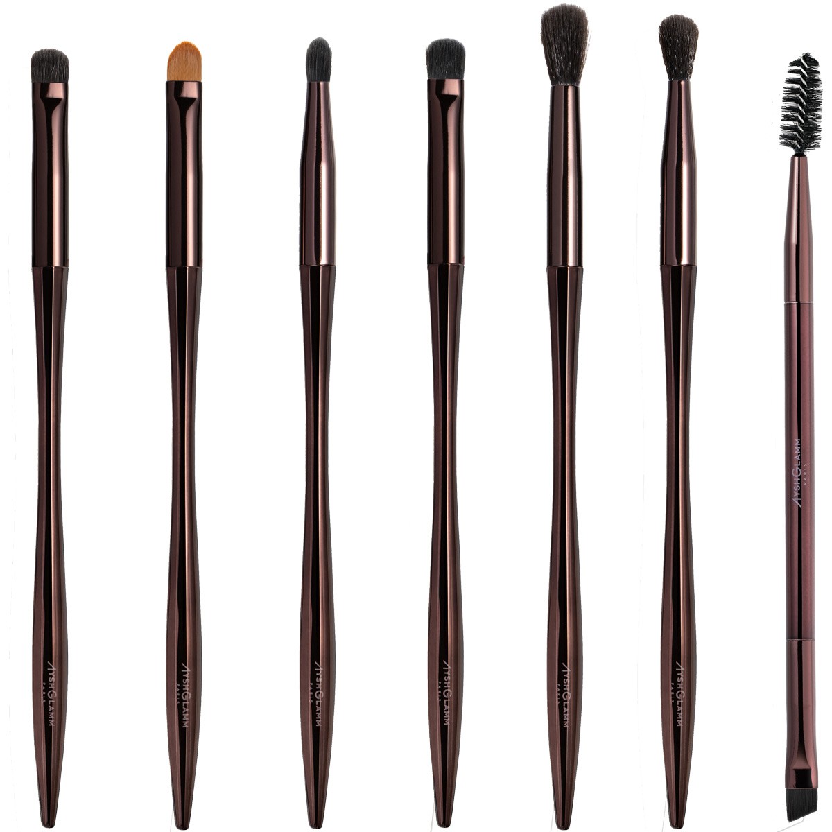 Kit de pinceaux - Yeux & sourcils - 7 produits