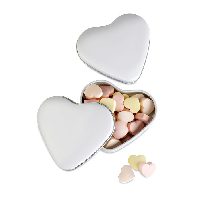 GiftRetail MO7234 - LOVEMINT Boîte coeur avec bonbons