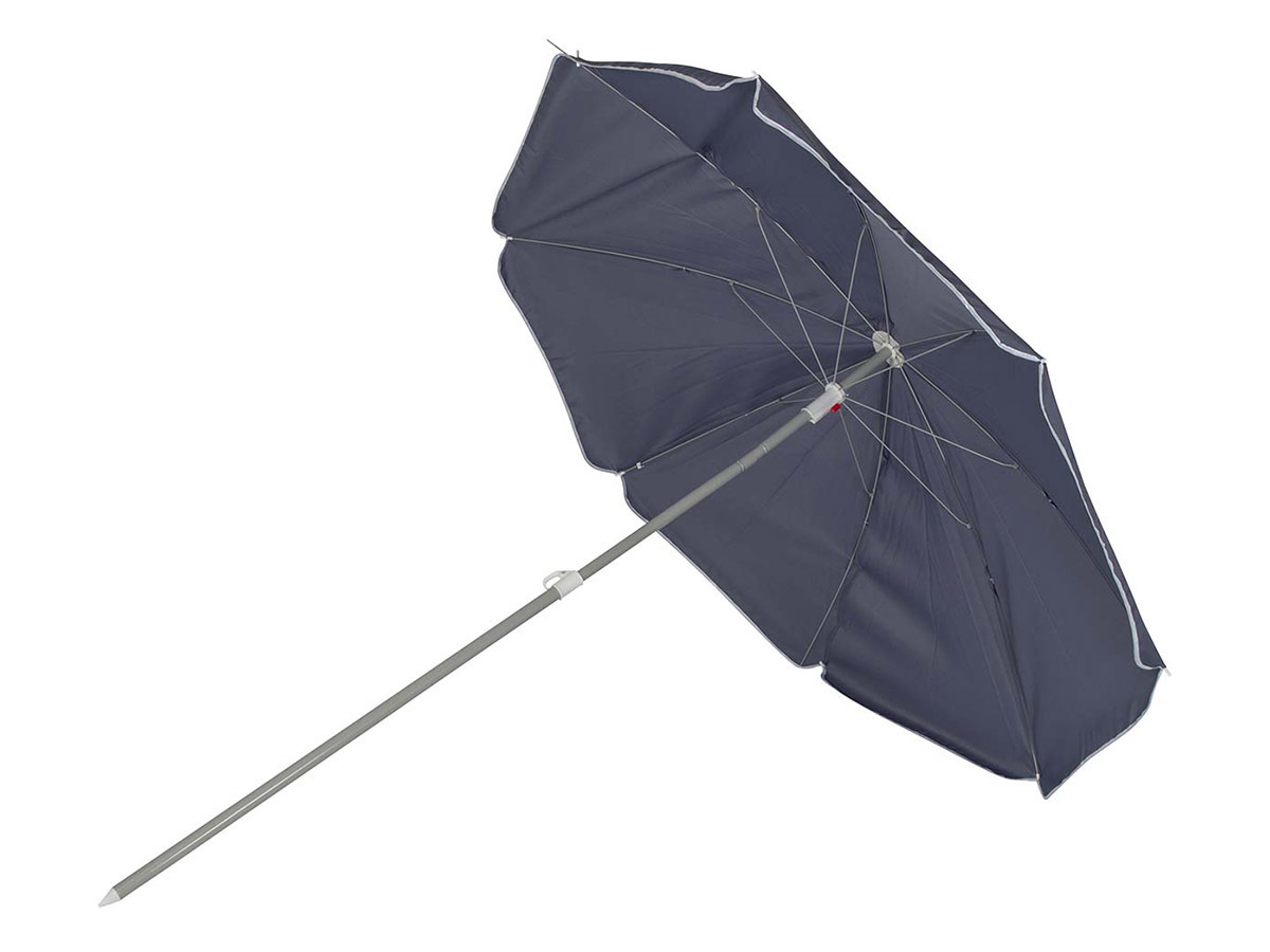 Bo-Camp Ø 165 cm parasol met knikarm - Blue