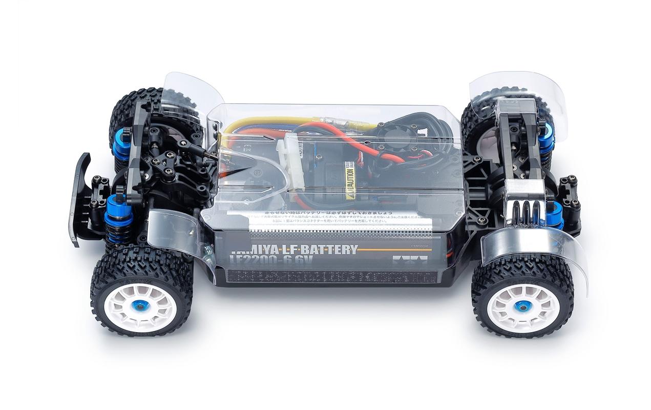 Rally XM-01 Pro 4WD Chassis Bausatz, 1:10<br>4WD Chassis Kit für ein Rallyauto