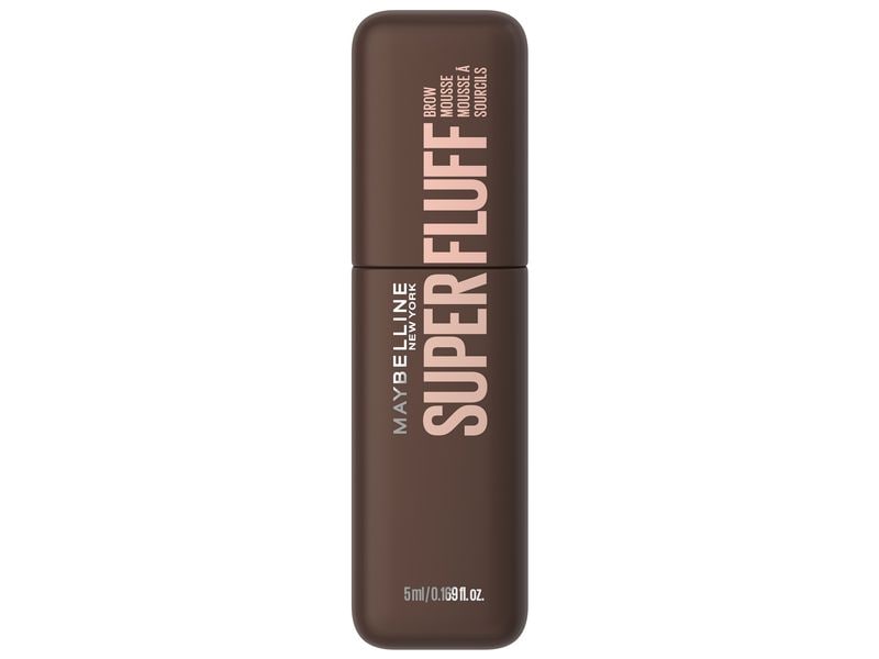 Maybelline Augenbrauen-Gel Super Fluff Brow Mousse 260 Deep Augenbrauen-Mousse verleiht ein super natürliches Volumen mit Flausch-Effekt