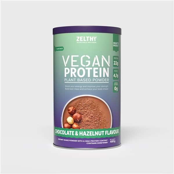 Vegan Protein Chocolate Avelã 480G
