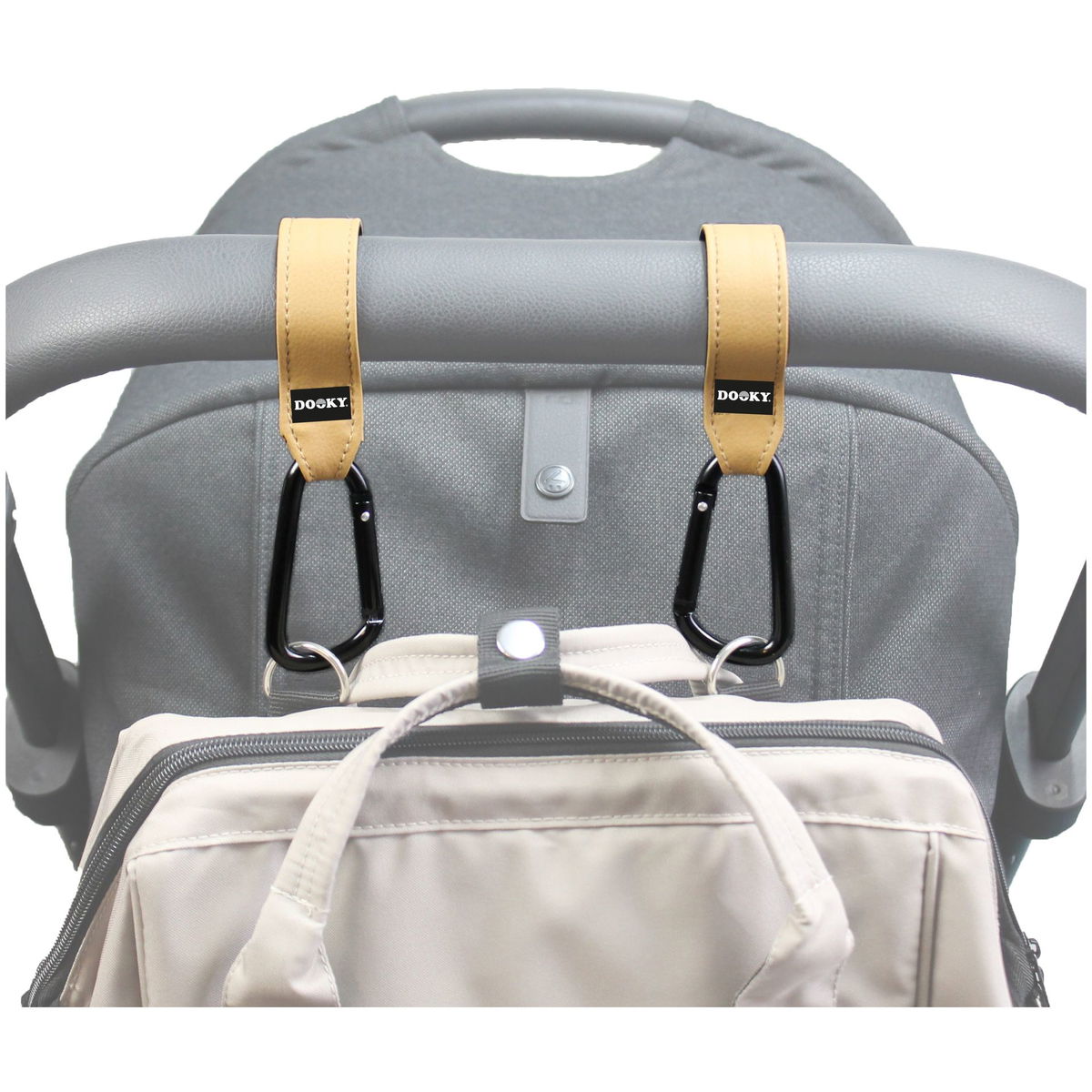 DookyDooky   Kinderwagenhaken beige