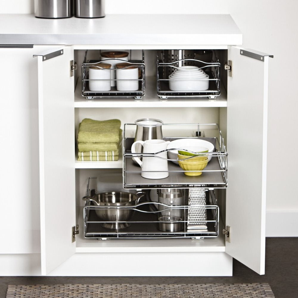 Simplehuman - Keukenkastorganiser - Inbouw - 23 cm - Grijs - Simplehum