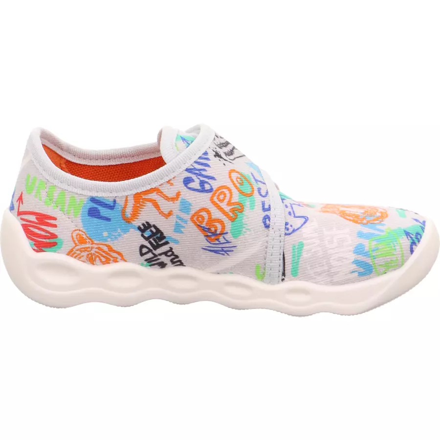 superfit Hausschuh Bubble hellgrau