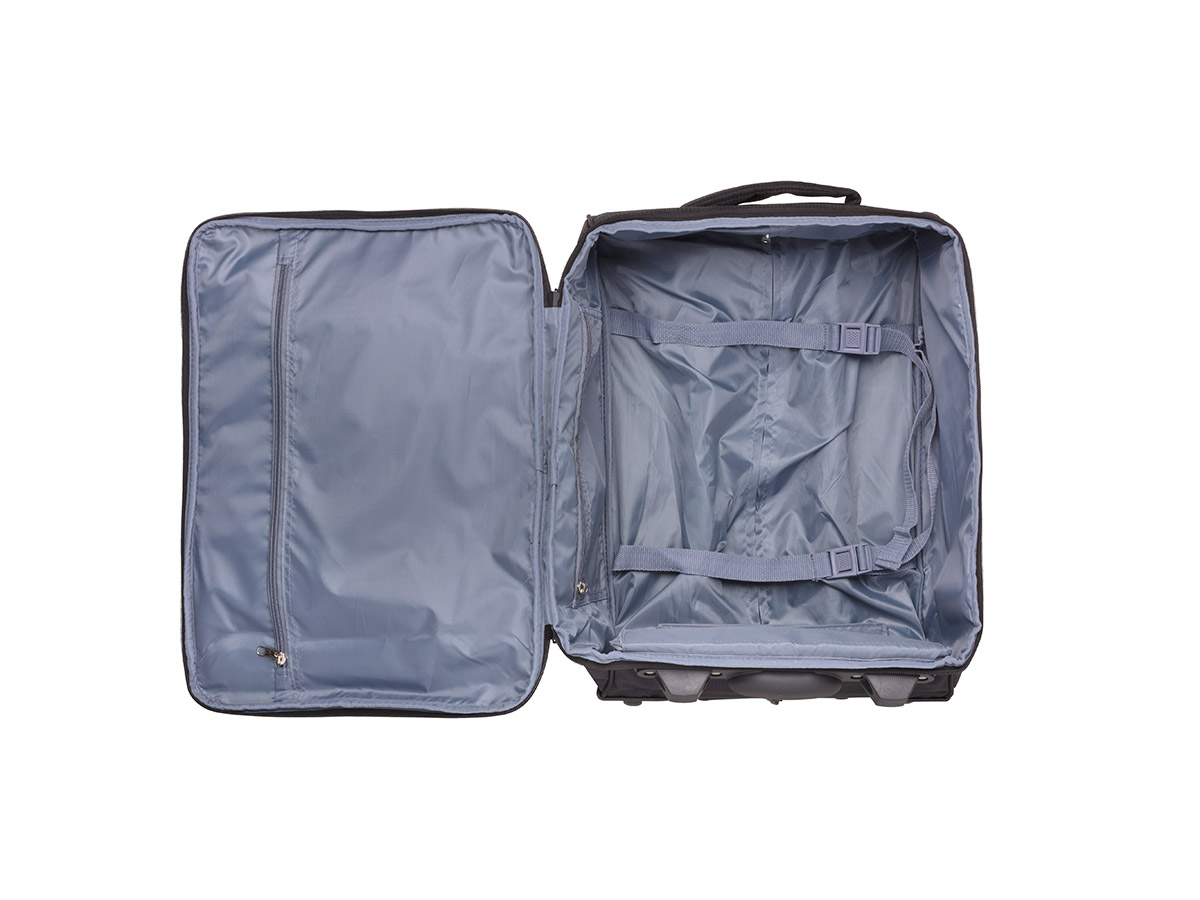 TravelZ 51 cm Black opvouwbare handbagage koffer