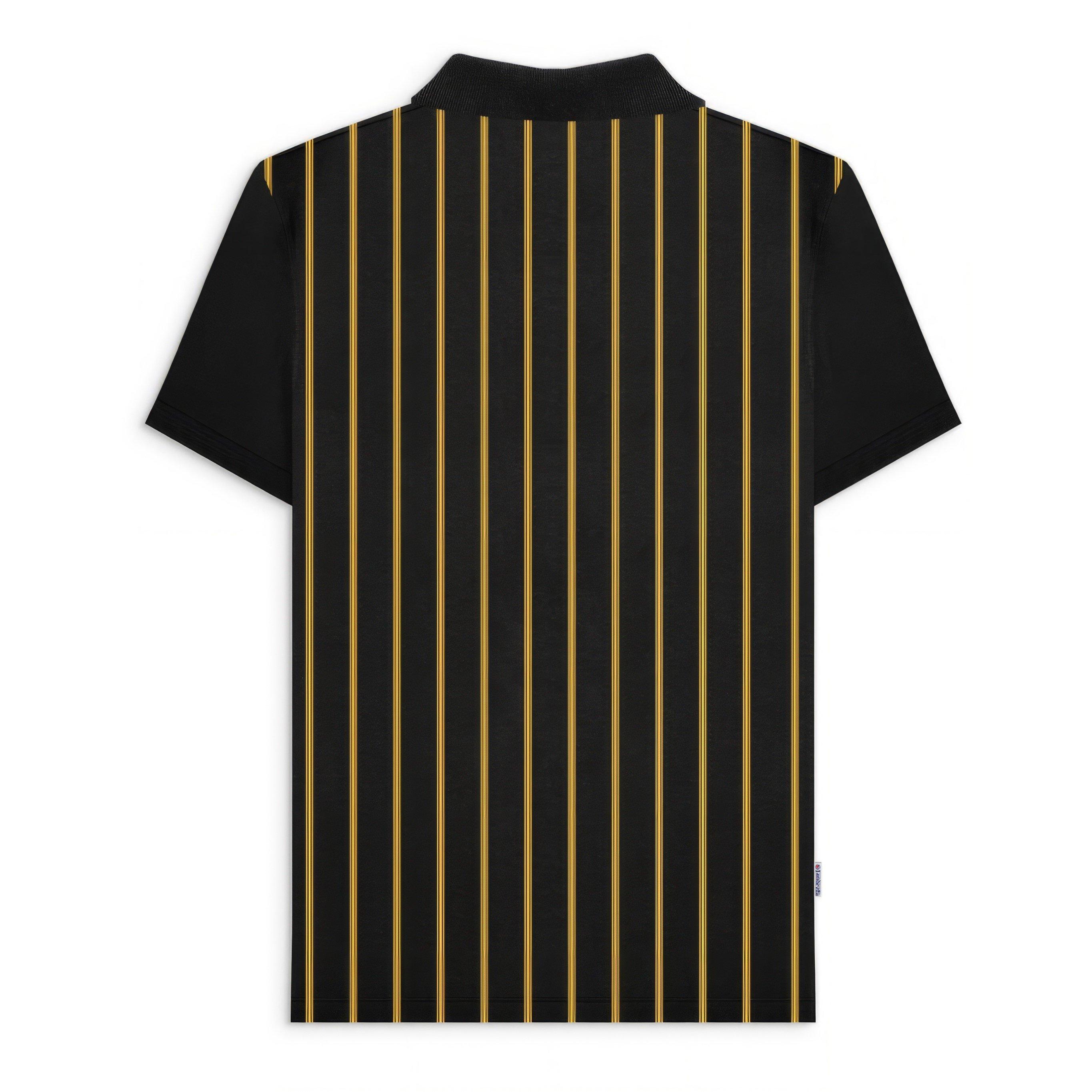 Lambretta Pinstripe Polo Shirt Mens