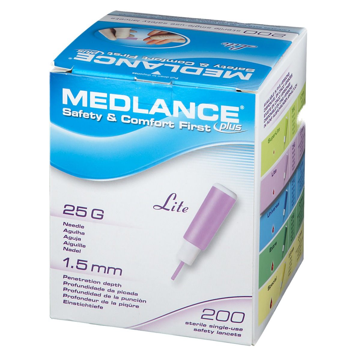 MEDLANCE® plus Lite Sicherheitslanzetten 25 G