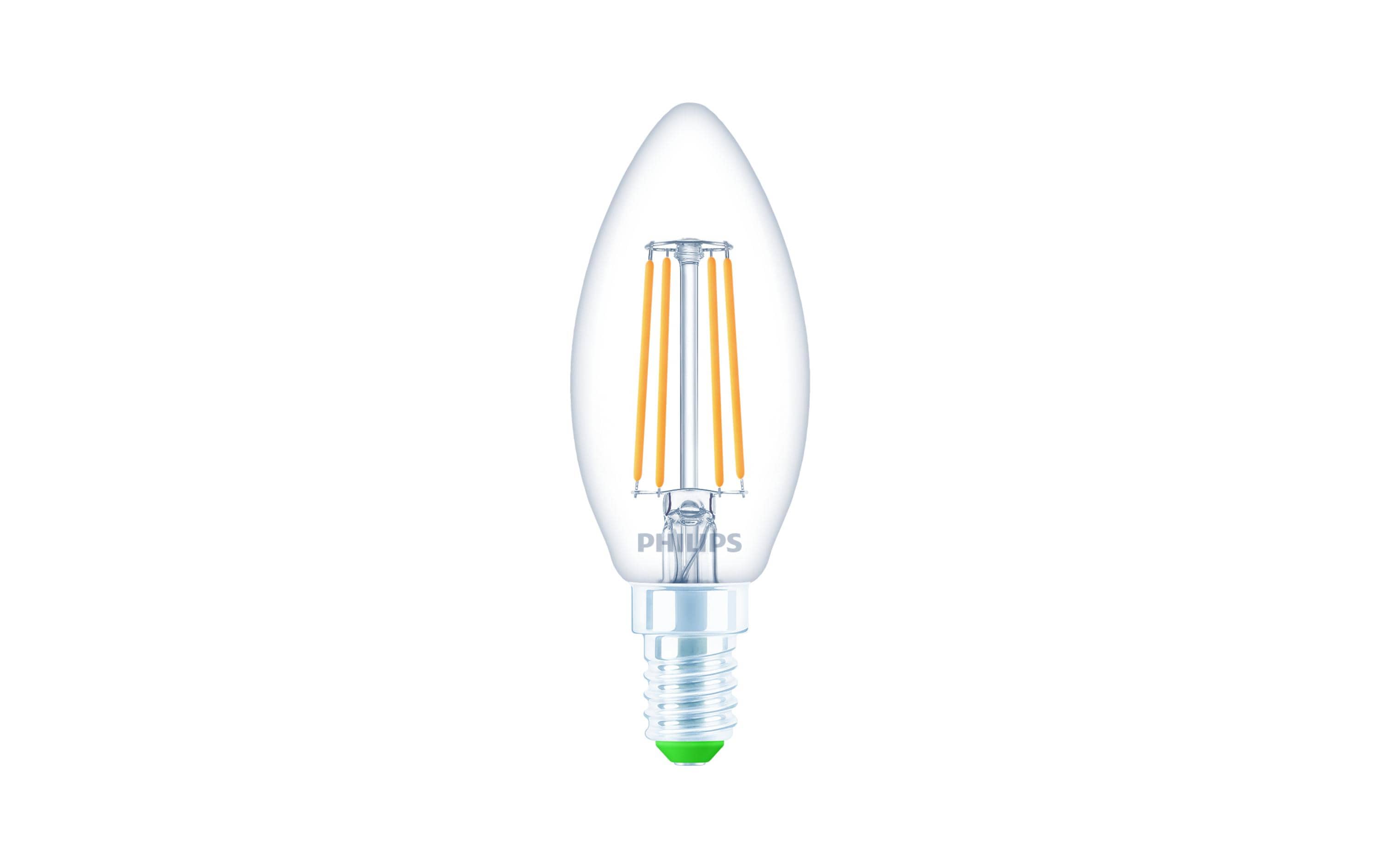 Lampe Classic Eng. A, 40W, E14, Klar, Kerze NeutralweissLeuchtmittel B35 mit klarem Glas