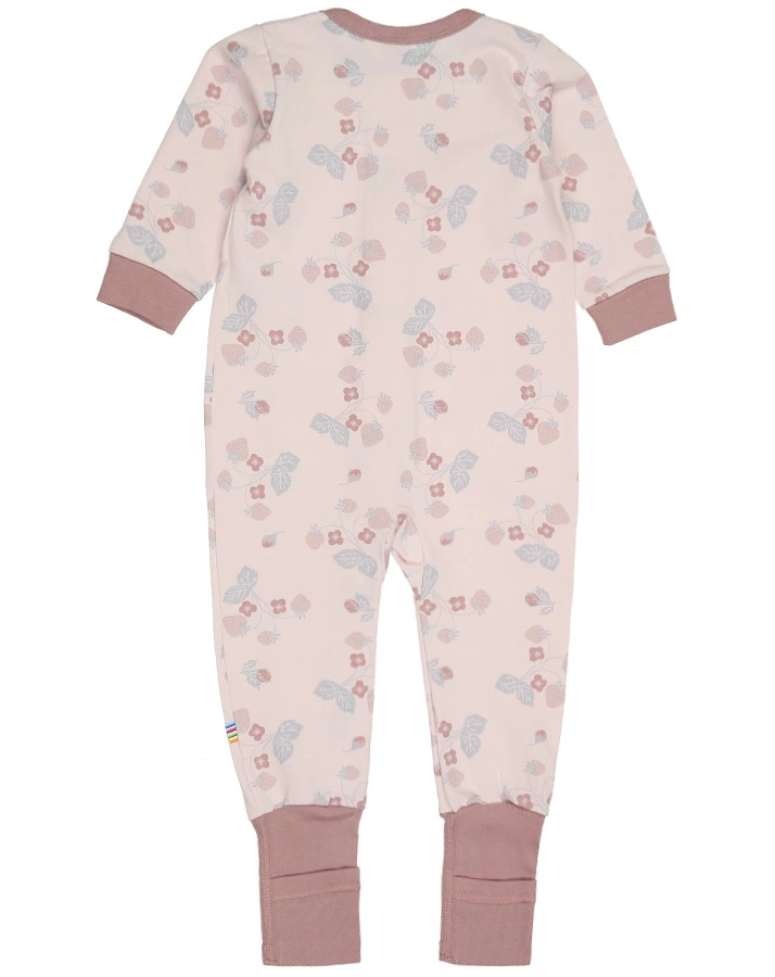 Schlafstrampler 550 STRAWBERRY gemustert in rosa
