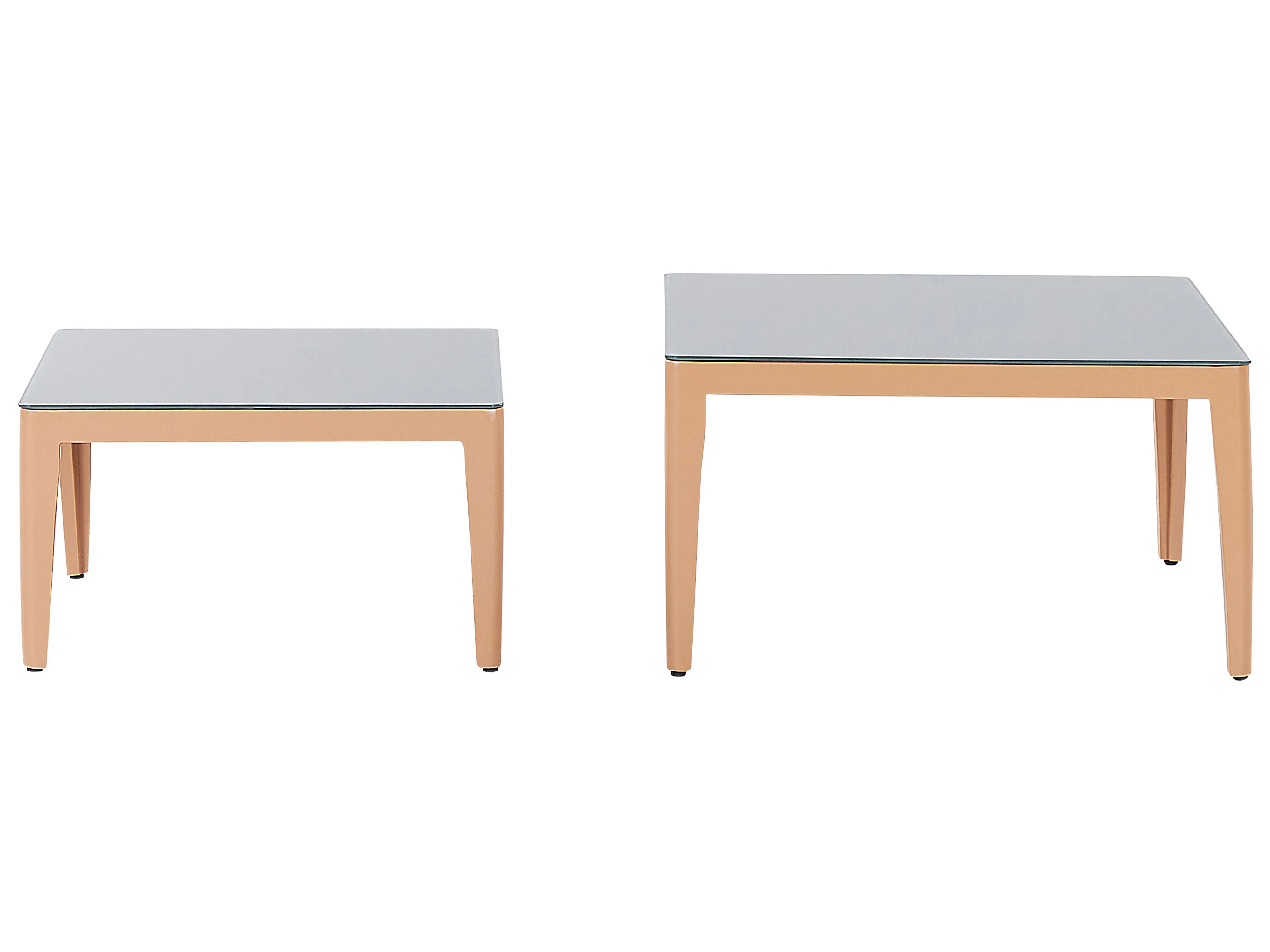 Tuin hoekloungeset met tafel 6-zits RIMA III linkszijdig modulair Metaal Grijs