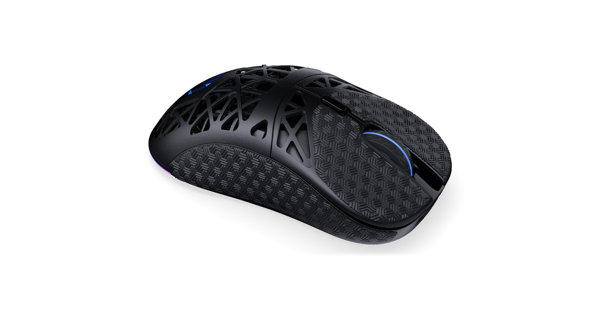 ENDORFYLIV Wireless gaming muis  (Zwart, 12.000 DPI, ARGB, USB-C / 2.4 GHz / Bluetooth)