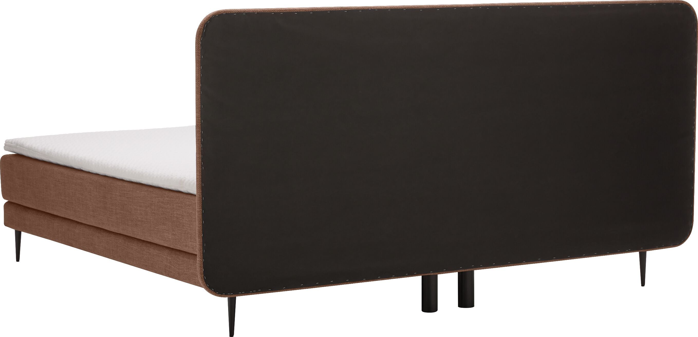 bico GOODNIGHT Boxspringbett - Cognac / B: 180.0 cm x T: 200.0 cm